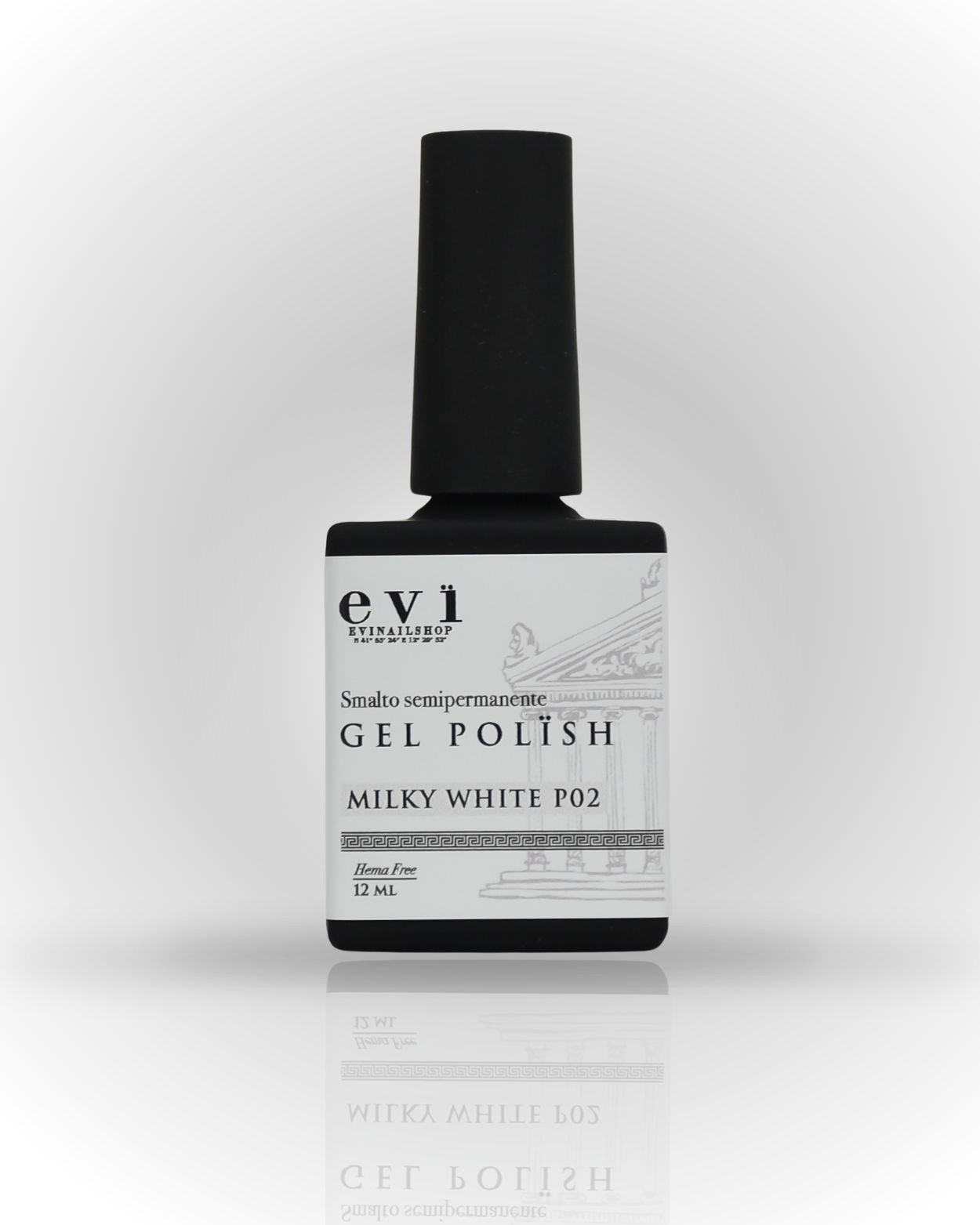 Gel Polish P02 MILKY WHITE